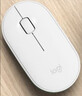 罗技（Logitech）LOGITECH PEBBLE鼠标 无线蓝牙鼠标 办公静音鼠标 女性鼠标对称鼠标 鹅卵石造型 米白色 实拍图