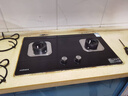 康佳（KONKA）燃气灶煤气灶双灶家用【国家补贴】 5.2kW天然气嵌入式台式双灶具 玻璃面板JZT-B500Y（天然气） 实拍图