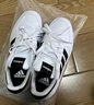 adidas COURTBEAT休闲舒适低帮篮球风板鞋男女阿迪达斯官方轻运动   白色/黑色   41 实拍图