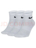 耐克（NIKE）2026年男女U NK EVERYDAY LTWT ANKLE 3PR袜子 SX7677-100 M 实拍图