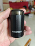 HYUNDAI韩国剃须刀电动男士原元石mini迷你便携款式刮胡刀单头剃胡须刀小钢炮车载中秋礼物实用送男友父亲 全配黑六叶款【12核电机+58硬度】普通装 实拍图