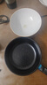 【亏本清仓】韩式麦饭石色不粘锅平底锅铁锅电磁炉不带盖 黑色小煎锅 16cm 实拍图
