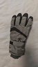 目丸保暖手套男女户外冬天骑行防寒风加绒厚触屏女防水冬季棉滑雪手套 9#深灰色 深度暖手套-男款 实拍图