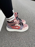 回力女鞋棉鞋女保暖鞋子女加绒加厚高帮运动鞋2025年冬季新款百搭板鞋 粉色 37 (235mm) 实拍图