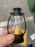 【露营灯】创意复古手提小夜灯网红迷你氛围小马灯桌面摆拍油灯 复古手提小夜灯【黑色1个】 实拍图
