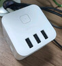 公牛（BULL）魔方智能USB插座 插线板/插排/排插/接线板/宿舍家用拖线板  GN-U303U 白色魔方总控开关USB插座 实拍图