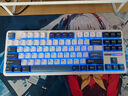 狼蛛（AULA）F87ProV2客制化无线机械键盘电竞游戏专用  蓝牙/2.4G/有线三模连接全键热插拔gasket结构办公键盘 F87 Pro 星际迷航 灰木轴V4 实拍图