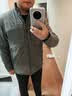 龙牙二代风神棉服外套运动户外保暖抗静电加厚棉服男休闲通勤商务 深灰绿（立领） S 170 92A 121—144斤 实拍图