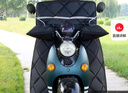 火炬人 电动车挡风被防寒保暖男女秋冬季加厚电瓶车挡风被摩托车防风罩 25大款黑色（带绒加厚）+反光 实拍图