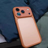 balueus适用iPhone17ProMax手机壳苹果17Pro保护套17磨砂磁吸镜头全包可拆卸防摔Air外壳2025新款 经典款【橙色】可拆卸镜头-肤感磨砂手感 iPhone 17 Pro Max 实拍图
