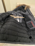 京东京造【进口极寒95鹅绒服】羽绒服男外套女冬季新款中长款 极地灰 XL 实拍图