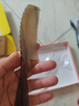 艾杰普天然正宗牛角梳子便携窄齿梳女加厚防静电按摩梳送女友生日礼物 实拍图