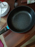 【亏本清仓】韩式麦饭石色不粘锅平底锅铁锅电磁炉不带盖 黑色小煎锅 16cm 实拍图