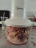 美的（Midea）绞肉机家用绞馅机 碎肉机 电动多功能料理搅拌机饺子肉馅辅食机 蒜蓉机 搅肉机JC001约2L 实拍图