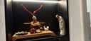木客 创意紫砂手工人物佛像禅意摆件家居客厅工艺品装饰茶室茶空间造景 许愿小和尚 实拍图