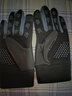 罗维利特手套男夏季防晒防风保暖加绒触屏户外骑行二指摩托车外卖半指漏指 二指加厚黑色 均码有弹力 实拍图