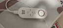奥克斯（AUX）双人自动断电智能定时分区双控除螨无纺布电热毯电褥子1.8x1.5米 实拍图