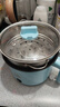 【爆款】全自动蒸煮一体小电煮锅宿舍学生锅家用电炒锅电饭煲电热火锅 【高配款】不沾内胆＋不锈钢蒸笼 实拍图