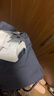 与狼共舞【棉弹舒适】休闲通勤中腰弹力舒适百搭男士长裤 009蓝灰 33  实拍图