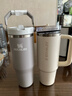 STANLEY保温杯水杯 折叠吸管杯户外运动 高颜值时尚大容量杯子新年礼物 【基础百搭】烟灰- 887ml 实拍图