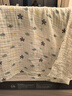 洁丽雅（Grace）A类纯棉婴儿纱布浴巾男女宝宝洗澡巾新生儿用品大毛巾被110*110cm 实拍图