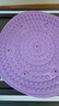SMOOKY指压板脚底按摩脚垫穴位疏通脚心指压板仿鹅卵石圆形垫慢跑 优雅紫【圆形直径约55cm】 实拍图