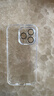 闪魔【自带镜头膜】适用iphone15系列手机壳 苹果保护套 镜头全包透明防摔硅胶气囊电镀男女款 15pro【全透明】自带镜头膜 实拍图