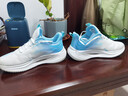 回力男鞋透气运动鞋男春夏季新款跑步鞋男百搭鞋子男 白浅蓝网面款 42 实拍图