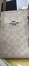 蔻驰（COACH）女包mollie25托特包手提包时尚单肩斜挎包【正品保证】 【新奶茶色】CV965 SVPWH 实拍图
