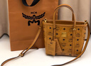 MCM【双11限时补贴】官旗TONI迷你菜篮子手提包通勤包斜挎托特包女包 干邑色 迷你 实拍图