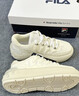 FILA 斐乐官方女鞋CARROT摩登板鞋萝卜鞋休闲运动鞋厚底鞋女 古白色/初雪白-AA 36 实拍图