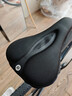 洛克兄弟（ROCKBROS） 自行车坐垫套硅胶加厚加宽座垫山地车座套骑行装备配件 黑色大号(28*17 大多数合适) 实拍图