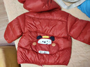 巴拉巴拉童装儿童羽绒服宝宝2025新款冬季婴儿轻薄外套男童女童上衣反季萌 红色小熊 100 （充绒量42g） 实拍图