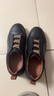 威可多（VICUTU）男士休闲鞋秋季真皮皮鞋商务通勤轻便百搭休闲鞋男 黑色 40 实拍图
