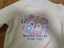 班尼路（Baleno）女童卫衣冬款2025木耳边洋气加绒加厚套头秋冬装衣服女孩上衣 实拍图