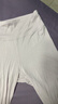 松山棉店【小暖羊轻暖衣】暖绒80美利奴羊毛保暖内衣女士裤子-灰紫L 实拍图