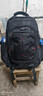 派格威新款初中生高中生书包男大容量中学轻便减负护脊双肩包小学生背包 中号尊贵黑+送挂饰 实拍图