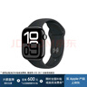 Apple/苹果 Watch Series 10 智能手表GPS+蜂窝款42毫米亮黑色铝金属表壳黑色运动型表带M/L MWXN3CH/B 实拍图
