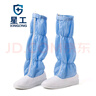 星工（XINGONG）防静电服分体带帽 喷漆防护服防尘服分体服无尘服洁净 蓝色 XXL码 实拍图