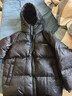 雪中飞25年秋冬新款羽绒服男女短款连帽时尚面包服90绒拼色加厚保暖外套 实拍图