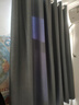 水星家纺免打孔窗帘遮光卧室全遮光布杆子全套遮阳帘卡曼塔2.8x2.0m蓝色 实拍图