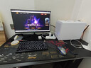 甄严选电脑桌台式电竞桌椅套装组合桌子办公家用桌学习桌书房书桌写字桌 【黑架+黑碳纤纹面】单桌120*60 实拍图