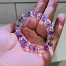 蔻诗哲 COASZE天然黄水晶紫水晶手链紫黄晶手串小众轻奢女款饰品214送女友礼物 7.3mm收藏级紫黄水晶 实拍图