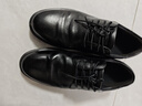 京东京造皮鞋系带光面德比鞋头层牛皮正装鞋婚鞋面试鞋男友金猴生产黑42 实拍图
