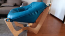 IMG Comfort挪威设计原装进口真皮实木单人沙发椅躺椅休闲椅挪威宠椅 卢娜椅 挪威蓝 实拍图