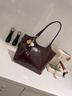 爱情海包包女包斜挎单肩托特包通勤大容量轻奢生日元旦礼物送女生女友 实拍图