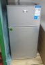 志高（CHIGO）小冰箱迷你小型家用冷藏冷冻两用宿舍出租房用双门办公室电冰箱节能省电 【一级能效】76L银色【三天约一度电】 实拍图