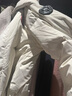 鸭鸭（YAYA）孙颖莎同款时空道宇系列三防羽绒服男女短款新款加厚面包服外套 月光白色 M (建议110-130斤) 实拍图