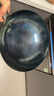 臻三环章丘铁锅熟炒锅手工锅不易粘锅炒锅无涂层炒菜锅厨房好物一环宗师 古法烤蓝适合2-4人 32cm 实拍图