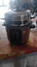 半球电饭煲家用老式 多功能便携宿舍小容量不粘内胆带蒸笼小型迷你电饭锅2-3-4人用 咖啡色2升-不粘加厚胆(适用1-2人)下单配3件套 实拍图